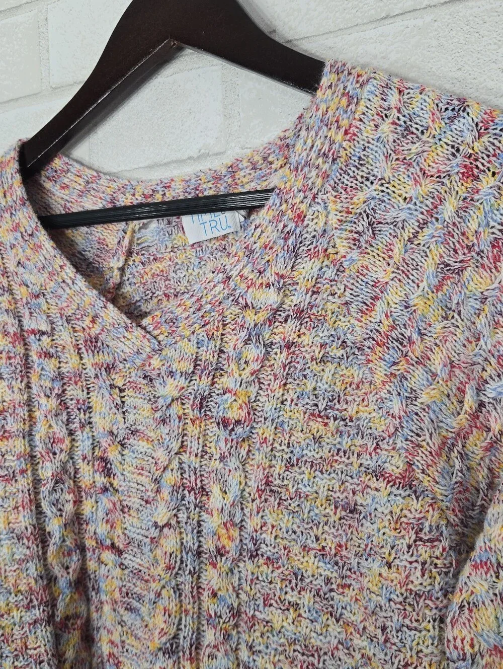 Time and Tru colorful sweater